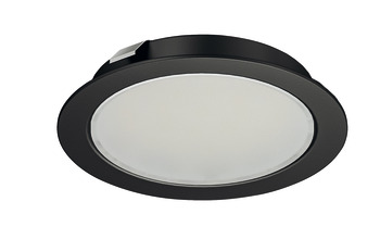 Lámpara para embutir y aplique para montaje bajo estantes, Häfele Loox5 LED 2047 12 V acero
