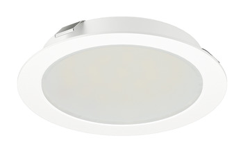 Lámpara para embutir y aplique para montaje bajo estantes, Häfele Loox5 LED 2047 12 V acero